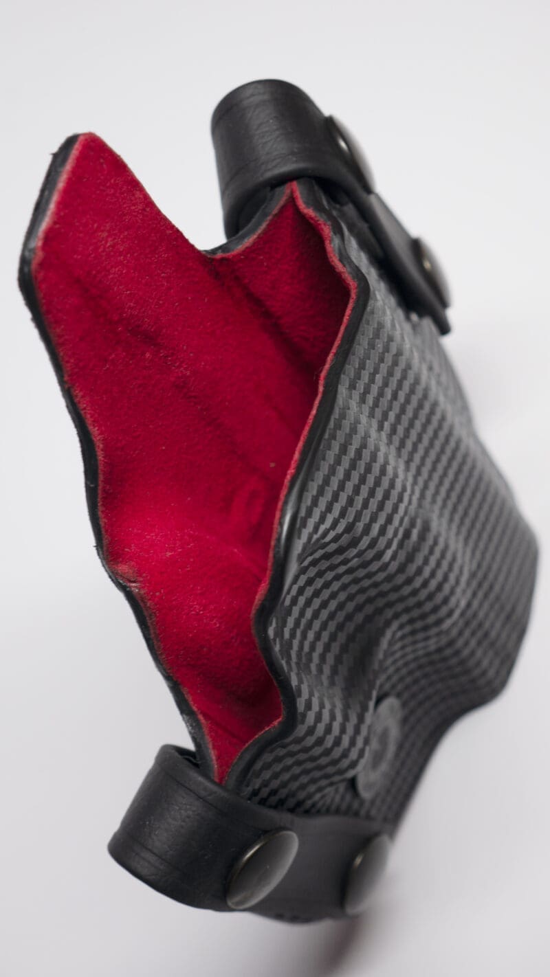 Carbon King of the Range OWB Holster w/ Rosso Corsa Interior - Image 7