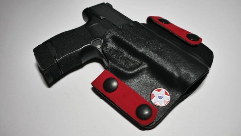 Kydex King Of The Range OWB Holster w/ Rosso Corsa Straps - Image 8