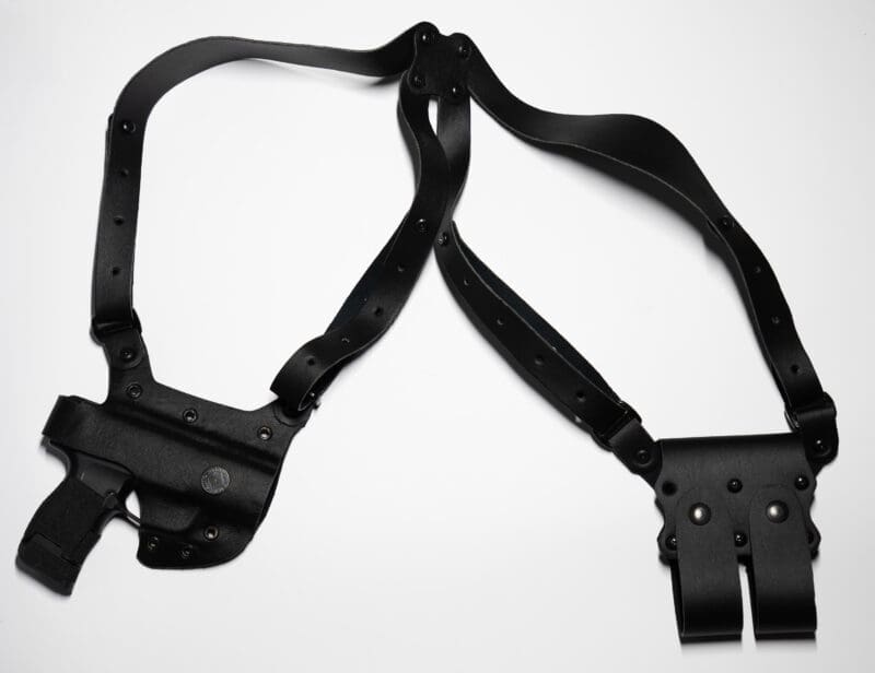 Tuffskin XCalibur Shoulder Holster w/ Nero Alcantara Lining